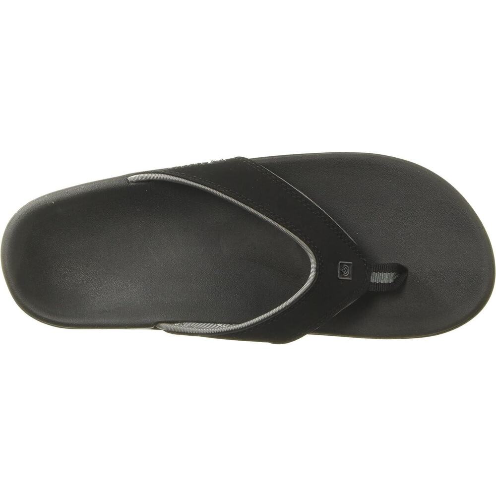 Spenco Yumi Men's Orthotic Flip Flops Black / Black - 10 Wide - Picture 2 of 3